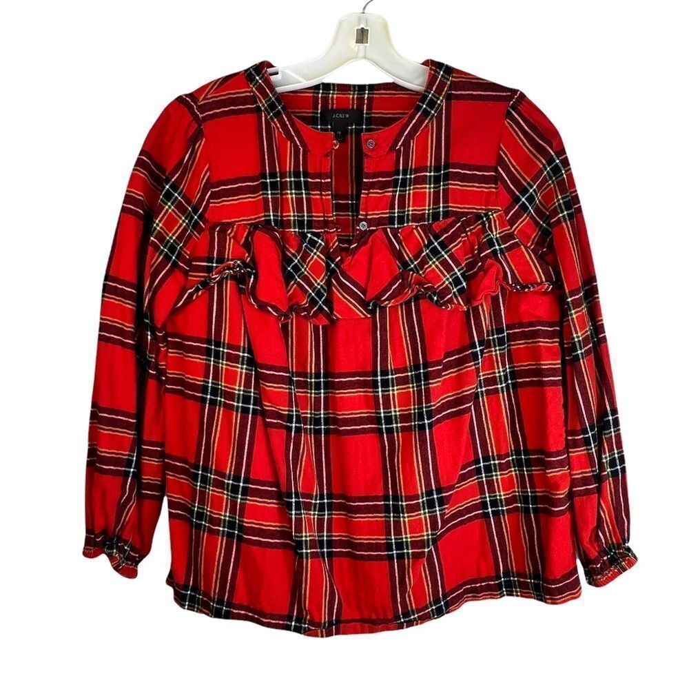 J. Crew Flannel Top